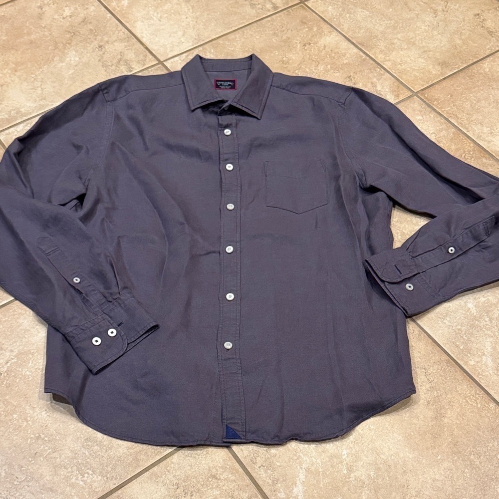 UNTUCKit Men's Charcoal Button Down Shirt